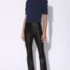 Walter Baker Lexie Pant, Black-Stretch Leather | Leather