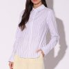 Walter Baker Brandy Top, White Black | Tops