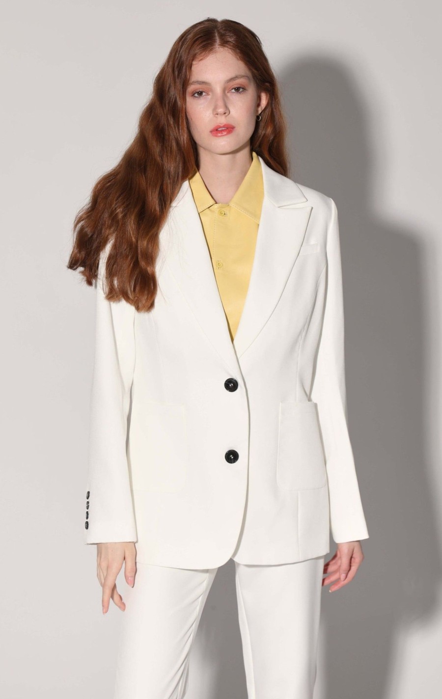 Walter Baker Felix Blazer, White | Jackets