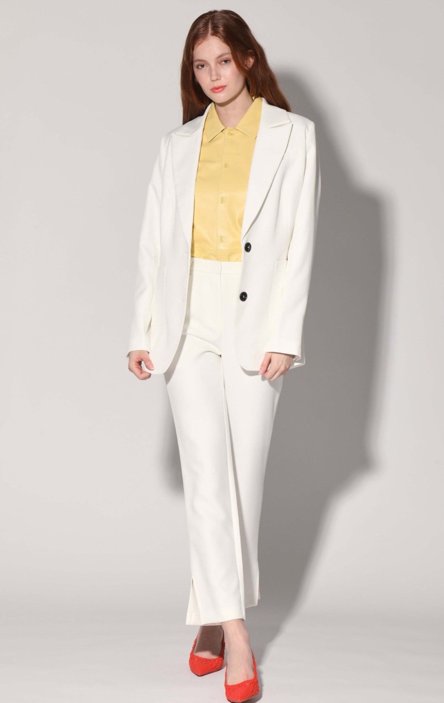 Walter Baker Felix Blazer, White | Jackets