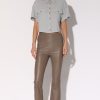 Walter Baker Luisa Pant, Sand-Stretch Leather | Bottoms