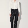 Walter Baker Yvette Pant, Black-Leather | Leather