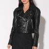 Walter Baker Milan Jacket, Black-Leather | Jackets