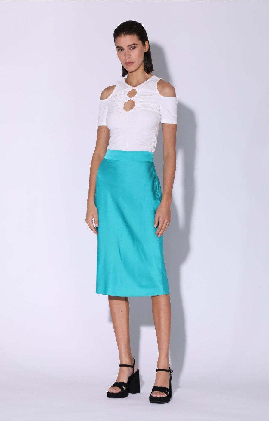 Walter Baker Daya Skirt, Turquoise | Bottoms