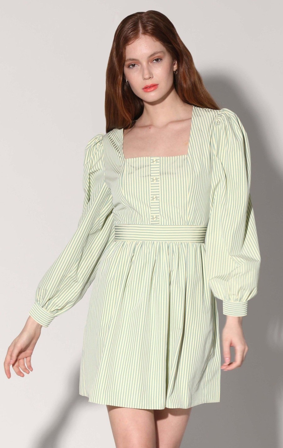 Walter Baker Sadia Dress, Lemon Teal | Dresses