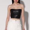 Walter Baker Tanvi Top, Black-Leather | Leather