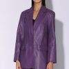 Walter Baker Kira Blazer, Amethyst-Leather | Leather