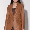 Walter Baker Mia Blazer, Camel-Leather | Jackets