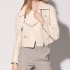 Walter Baker Milan Jacket, Oyster-Leather | Jackets