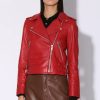 Walter Baker Liz Jacket, Red-Leather | Leather