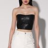 Walter Baker Tanvi Top, Black-Leather | Tops