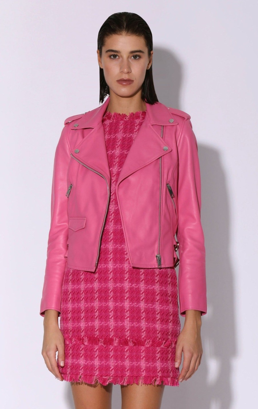 Walter Baker Liz Jacket, Candy-Leather | Jackets