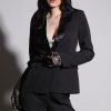 Walter Baker Rebecca Blazer, Black Tux Suiting | Jackets