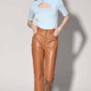 Walter Baker Selma Pant, Camel-Leather | Bottoms