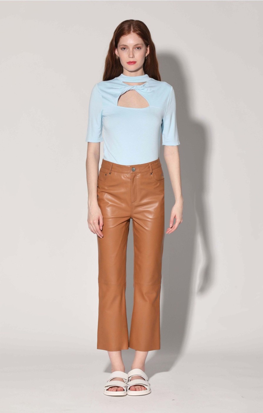 Walter Baker Selma Pant, Camel-Leather | Bottoms