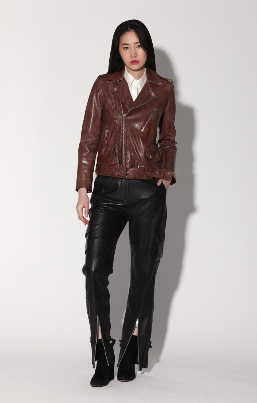 Walter Baker Kingsley Jacket, Walnut-Leather | Jackets