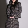 Walter Baker Inaya Jacket, Tribeca Tweed Black Blush | Jackets