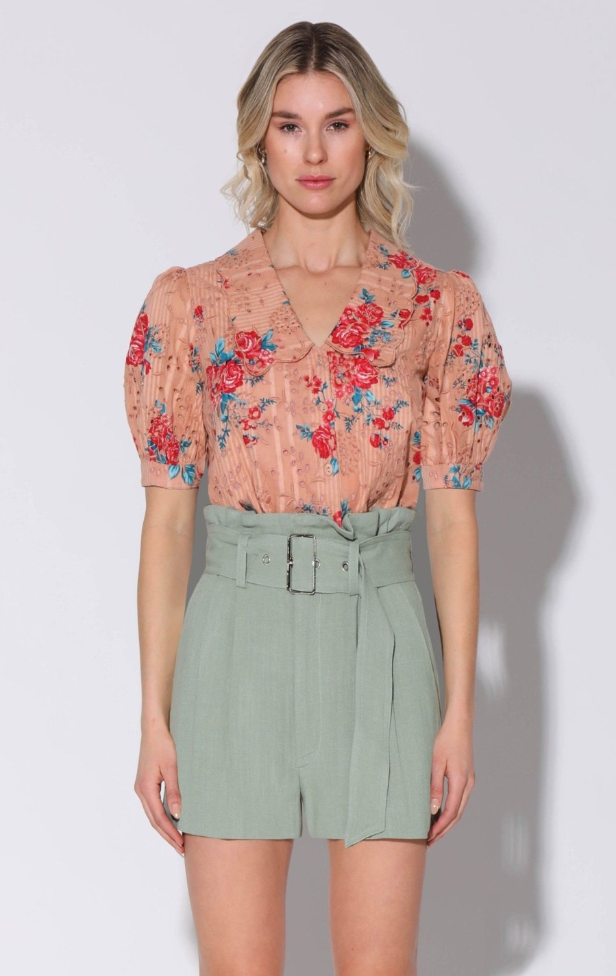 Walter Baker Irma Top, Botanical Eyelet | Tops