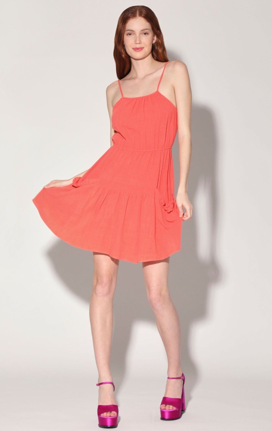 Walter Baker Gloria Dress, Papaya | Dresses