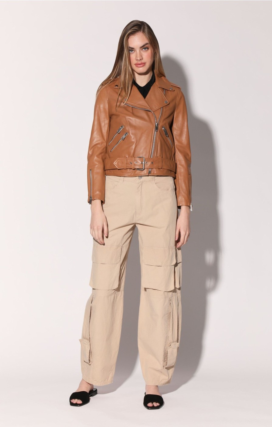 Walter Baker Allison Jacket, Camel-Leather | Jackets