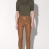 Walter Baker Raquelle Pant, Camel-Stretch Leather | Leather