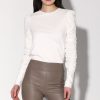 Walter Baker Dot Top, White | Tops