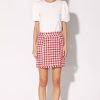 Walter Baker Laurette Skirt, Picnic Tweed Red | Bottoms