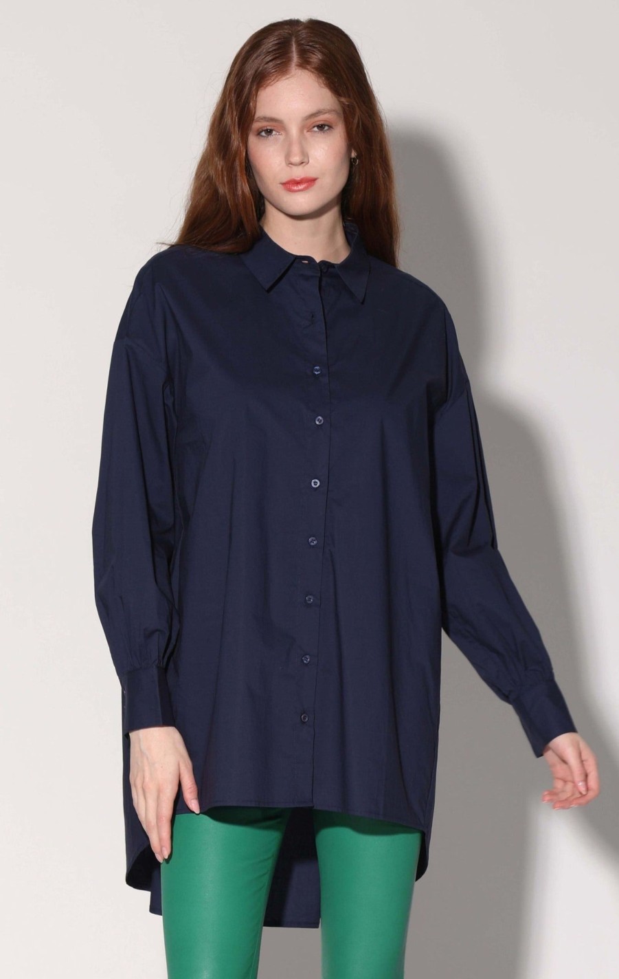 Walter Baker Vincenza Top, Navy | Tops