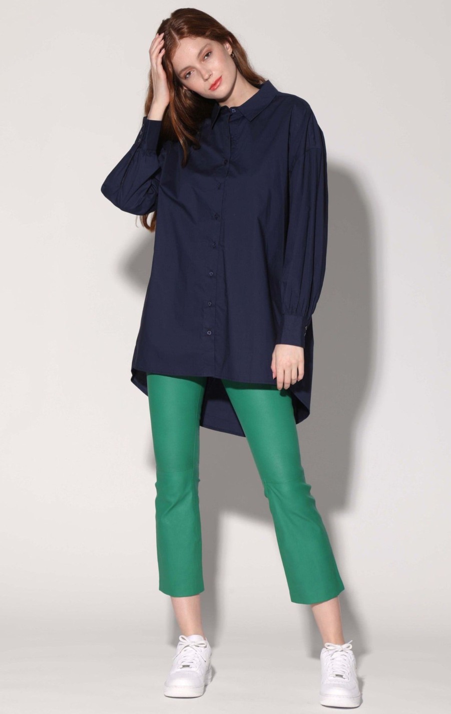 Walter Baker Vincenza Top, Navy | Tops