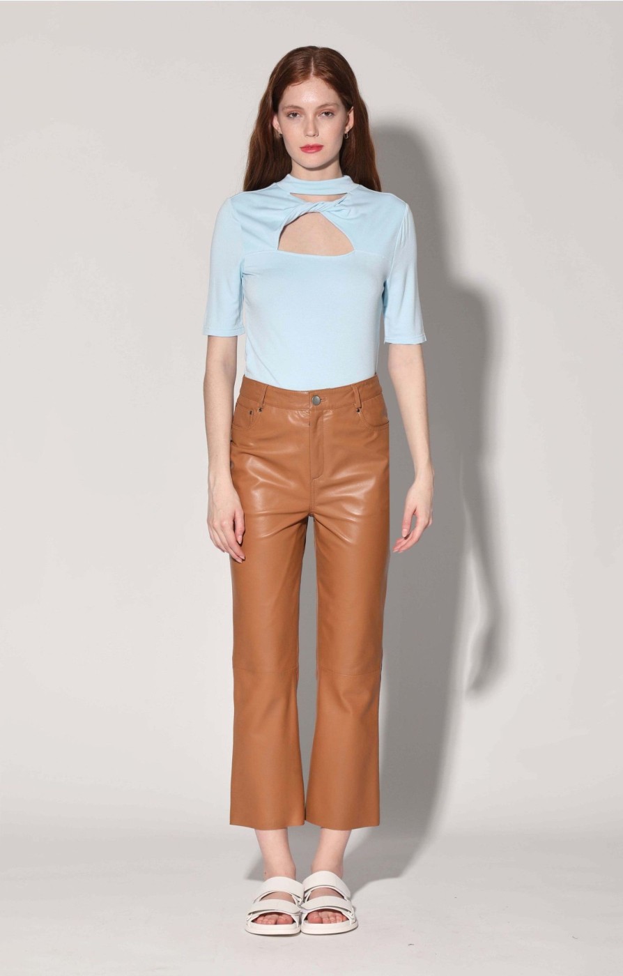 Walter Baker Selma Pant, Camel-Leather | Leather