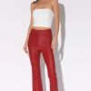 Walter Baker Lori Pant, Red-Leather | Leather