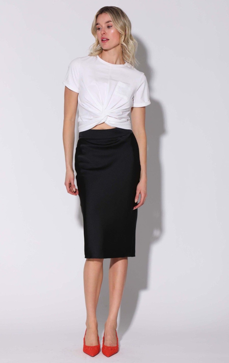 Walter Baker Daya Skirt, Black | Bottoms