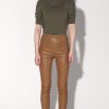 Walter Baker Raquelle Pant, Camel-Stretch Leather | Bottoms