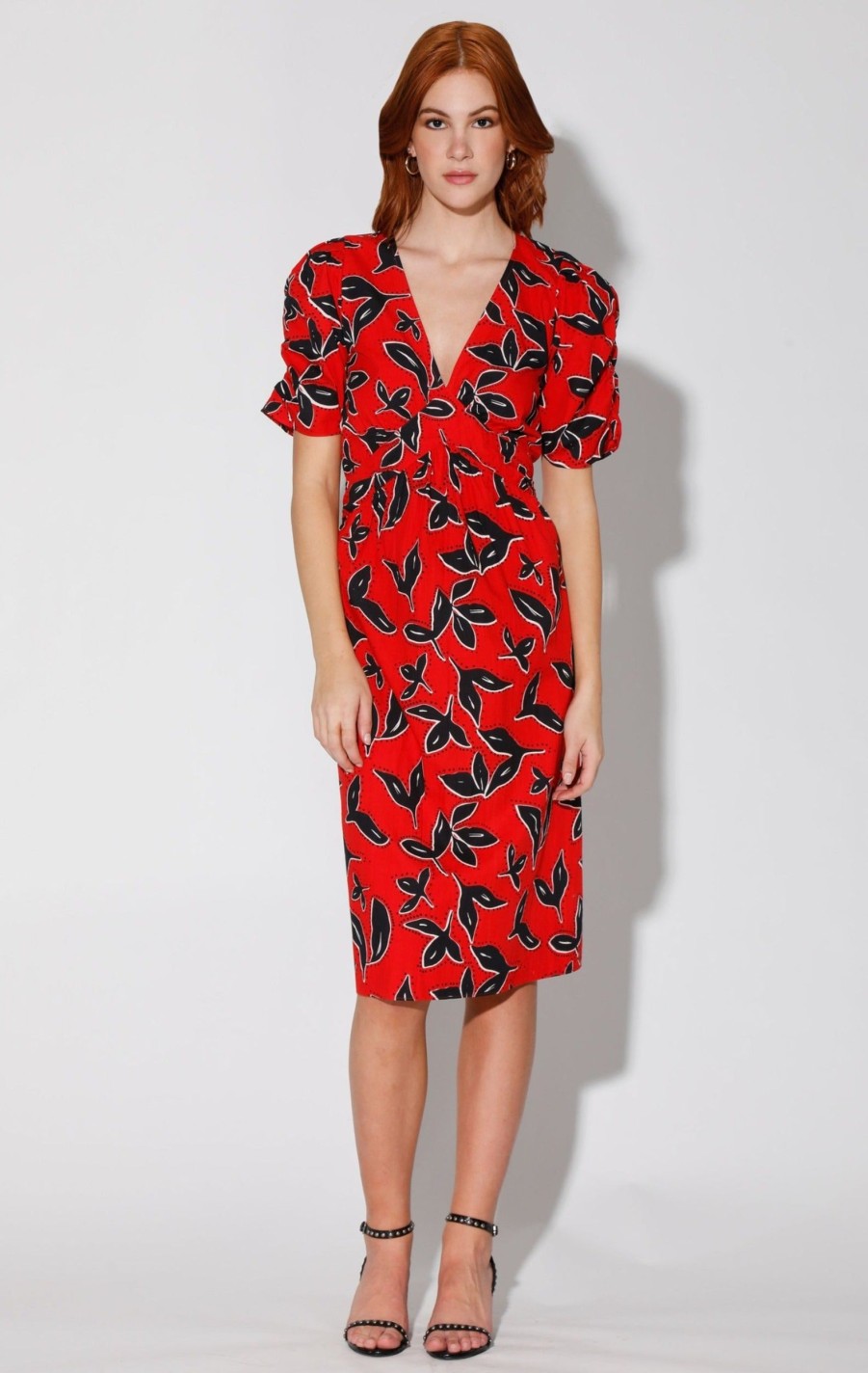 Walter Baker Fabienne Dress, Bold Persimmon | Dresses