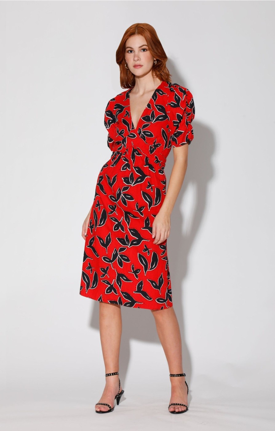 Walter Baker Fabienne Dress, Bold Persimmon | Dresses