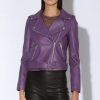 Walter Baker Allison Jacket, Amethyst-Leather | Leather