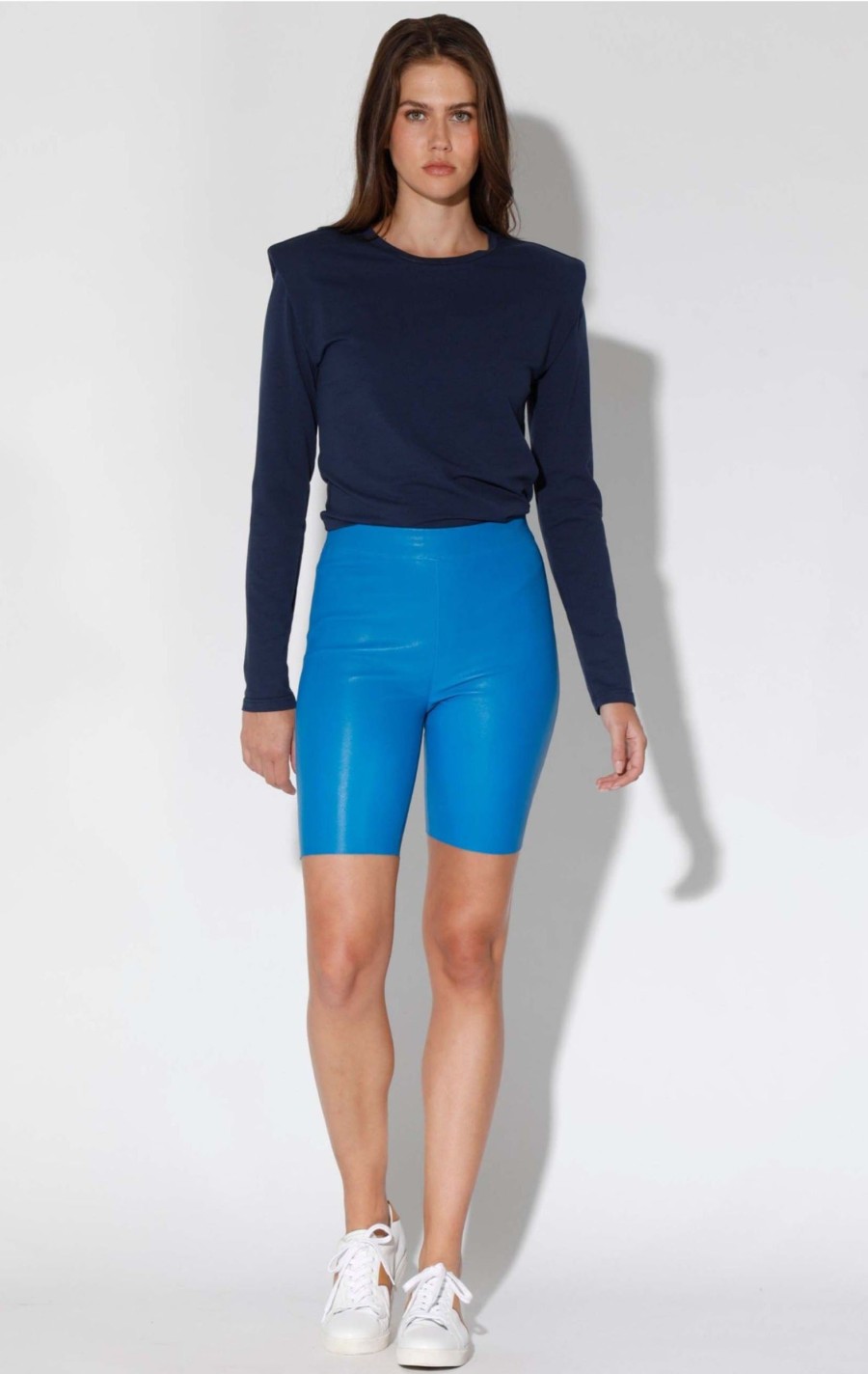 Walter Baker Monique Short, Bright Blue-Stretch Leather | Leather