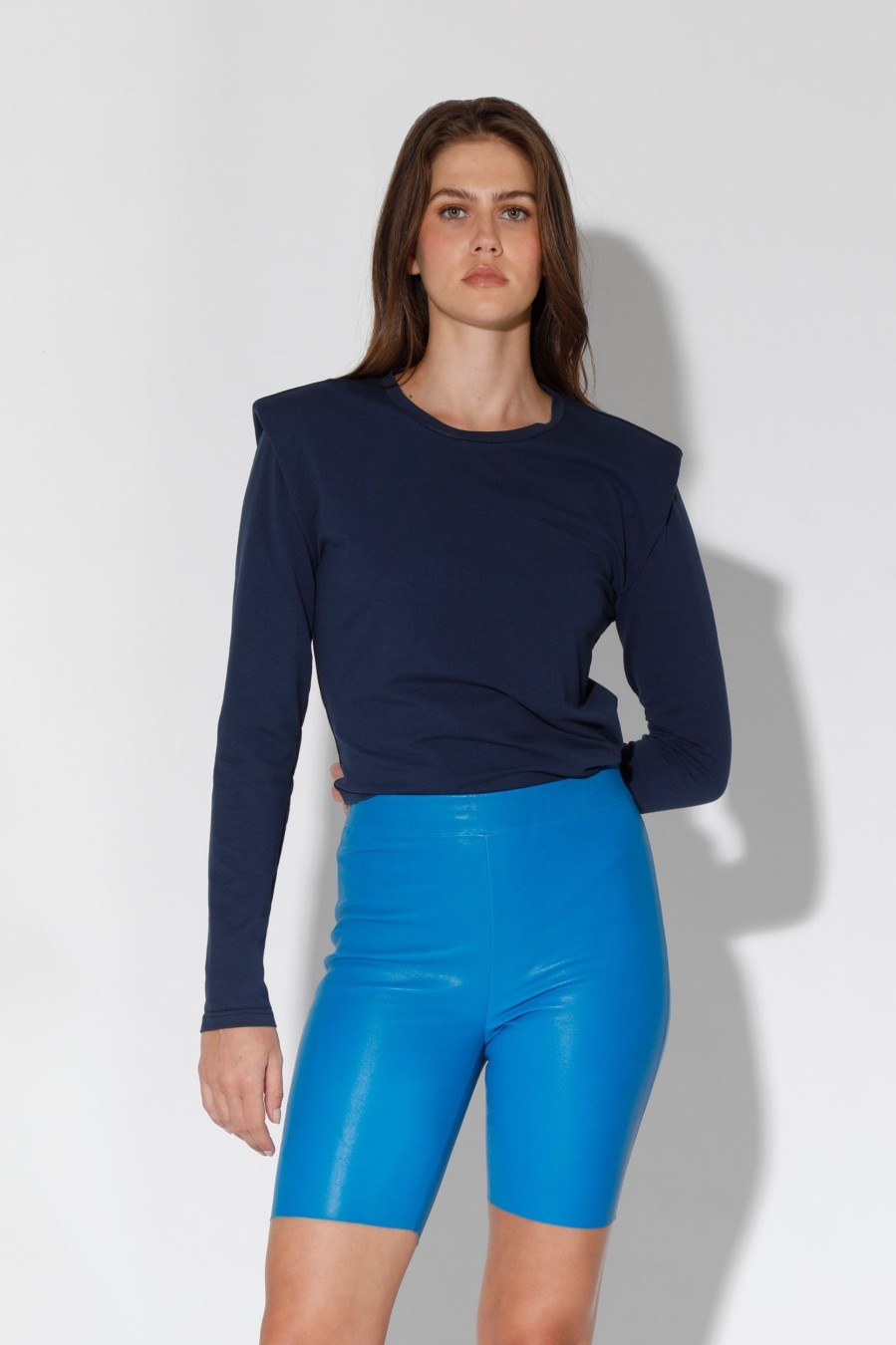 Walter Baker Monique Short, Bright Blue-Stretch Leather | Leather