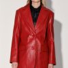 Walter Baker Kira Blazer, Red-Leather | Leather