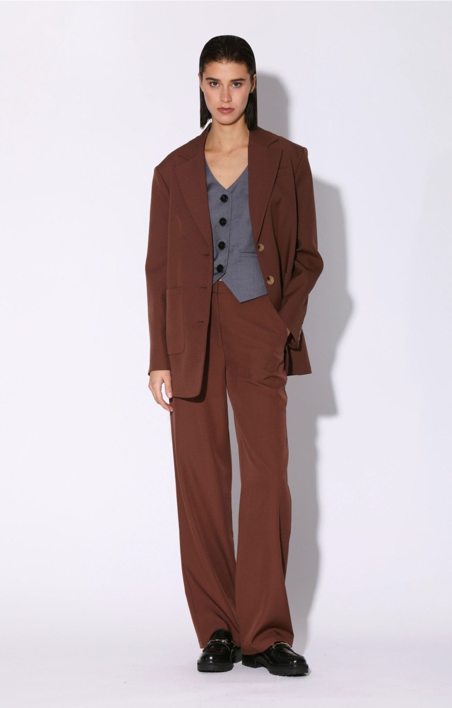 Walter Baker Jagger Blazer, Chocolate | Jackets