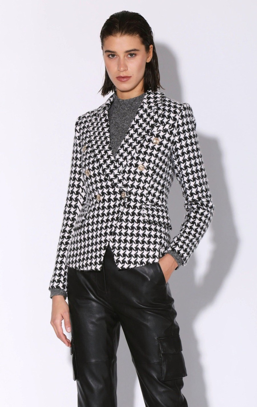 Walter Baker Phelps Blazer, Posh Houndstooth | Jackets