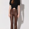 Walter Baker Lexie Pant, Walnut-Stretch Leather | Bottoms