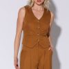 Walter Baker Luanna Vest, Camel | Tops