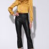 Walter Baker Luisa Pant, Black-Stretch Leather | Leather