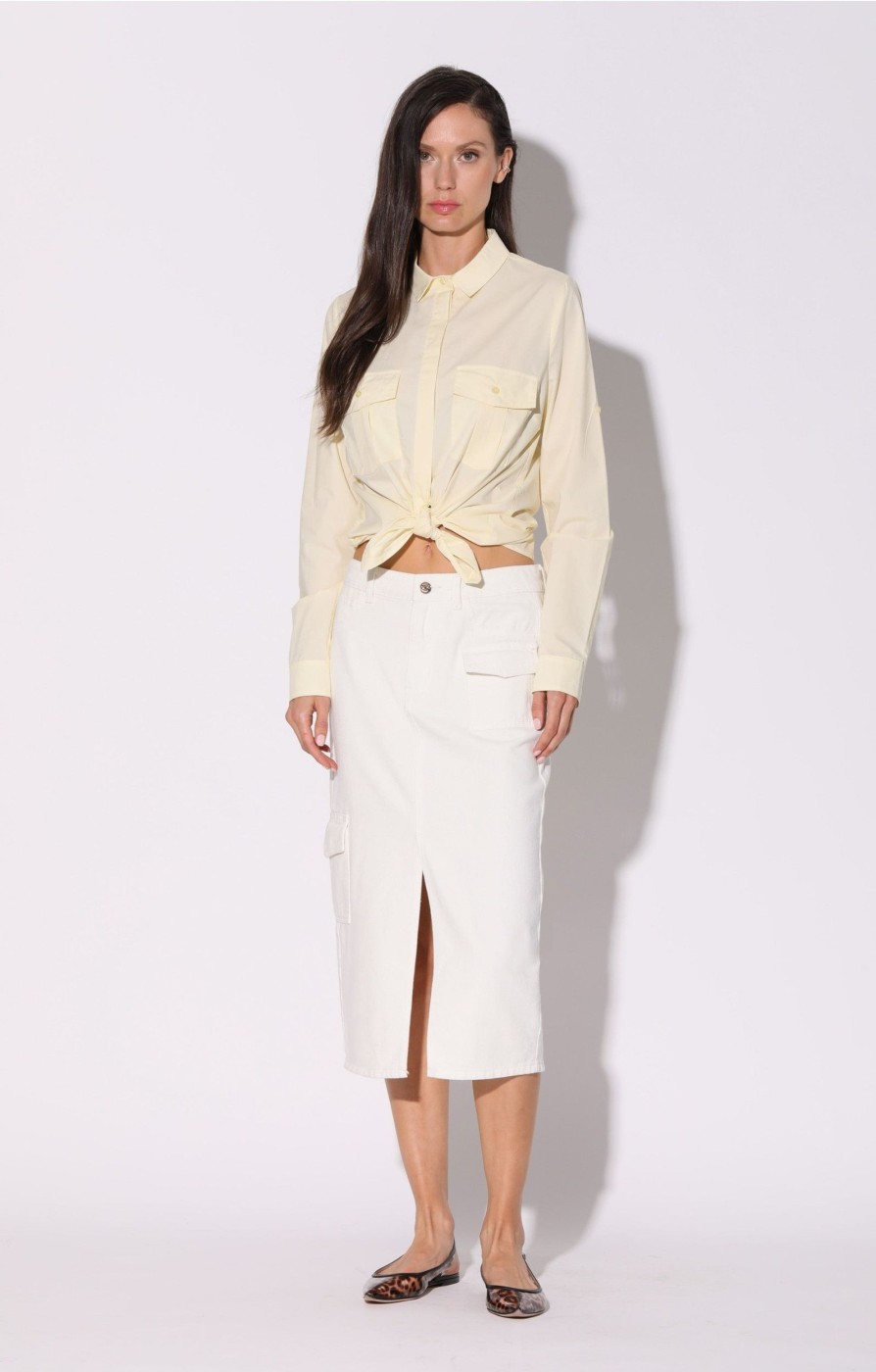 Walter Baker Selene Skirt, White | Bottoms