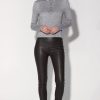 Walter Baker Raquelle Pant, Mocha-Stretch Leather | Bottoms