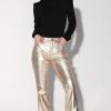 Walter Baker Dimitri Pant, Gold-Leather | Bottoms