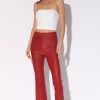 Walter Baker Lori Pant, Red-Leather | Bottoms