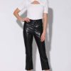 Walter Baker Selma Pant, Black-Leather | Leather