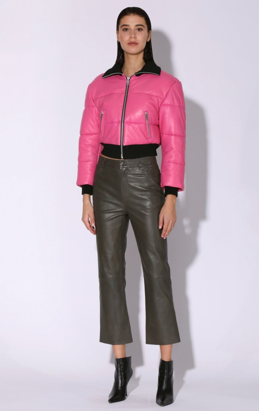 Walter Baker Laylah Jacket, Candy-Leather | Jackets